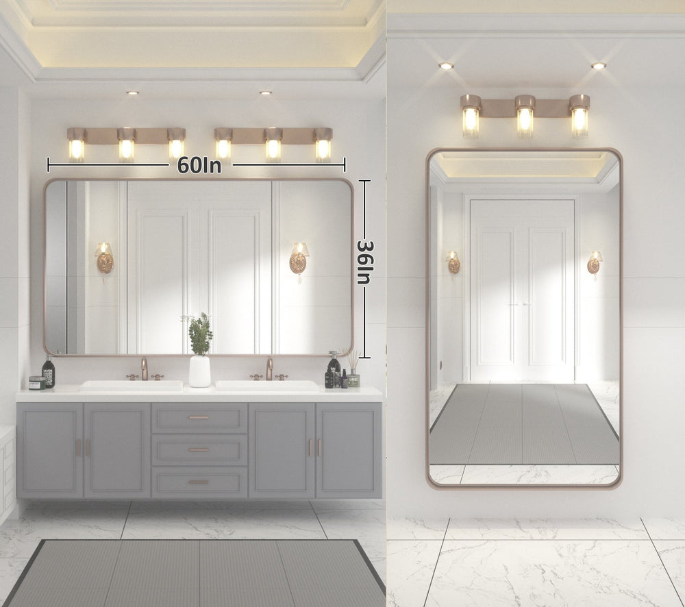
                  
                    60" x 36" PILOCOS Glamorous Decor Mirror extra large pour salle de bain, meuble-lavabo de chambre
                  
                