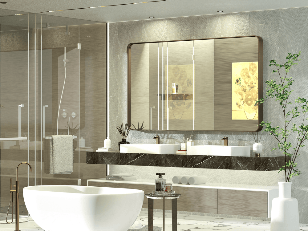 
                  
                    60" x 36" PILOCOS Glamorous Decor Mirror extra large pour salle de bain, meuble-lavabo de chambre
                  
                